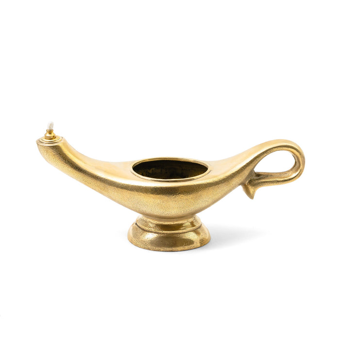 Lampada ad Olio in Ottone Anticato "La Mille e Una Notte"