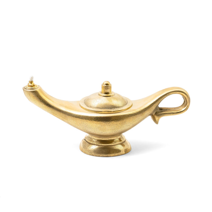 Lampada ad Olio in Ottone Anticato "La Mille e Una Notte"