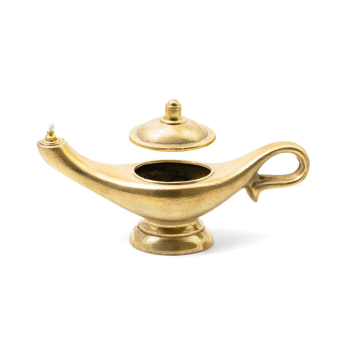 Lampada ad Olio in Ottone Anticato "La Mille e Una Notte"