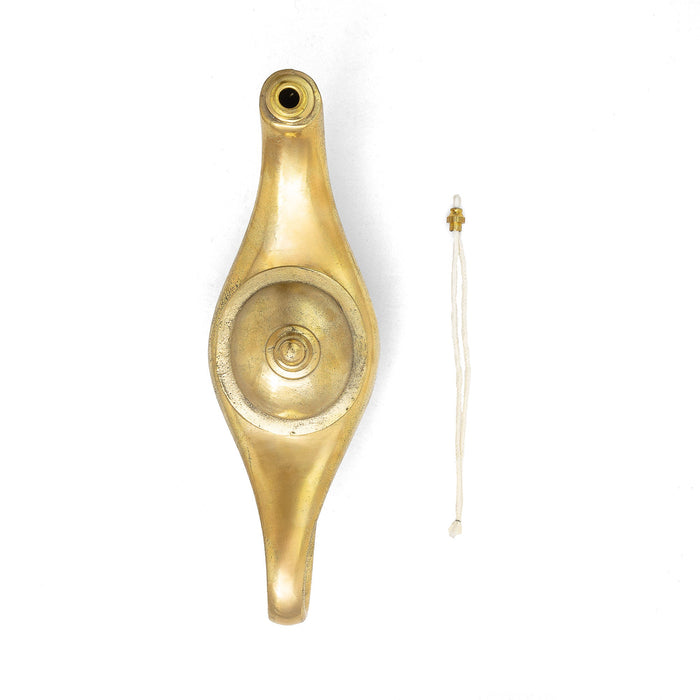 Lampada ad Olio in Ottone Anticato "La Mille e Una Notte"