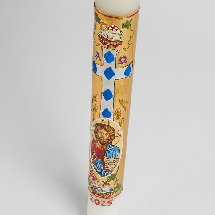 Cero Pasquale dipinto C - Ecclesiis Articoli religiosi, candele ceri lumini e tanto altro