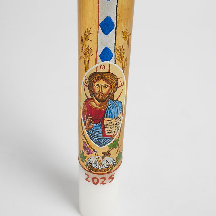 Cero Pasquale dipinto C - Ecclesiis Articoli religiosi, candele ceri lumini e tanto altro