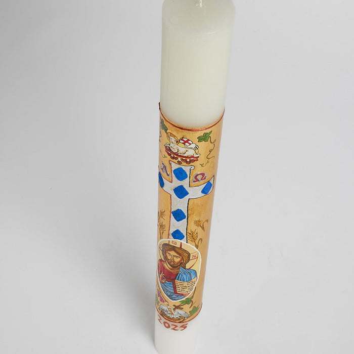 Cero Pasquale dipinto C - Ecclesiis Articoli religiosi, candele ceri lumini e tanto altro